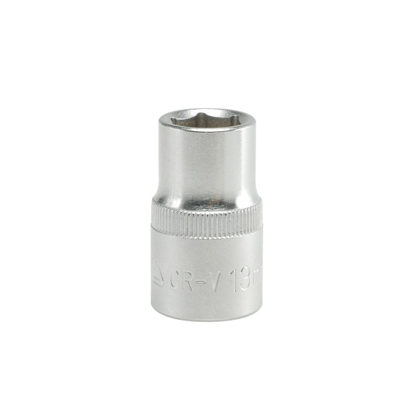 Cheie tubulara scurta Cr-V-YATO, Diametru prindere 1/2 inch, Marime 15 mm