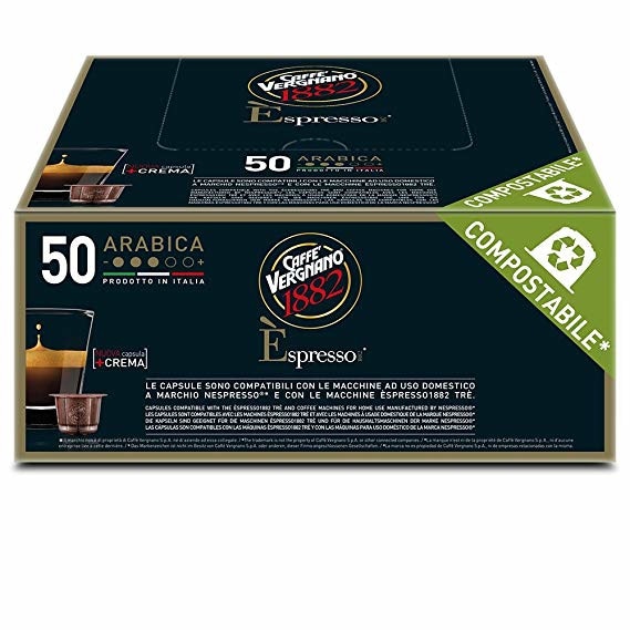 Capsule CAFFE VERGNANO Espresso 1882 ARABICA, 50 capsule