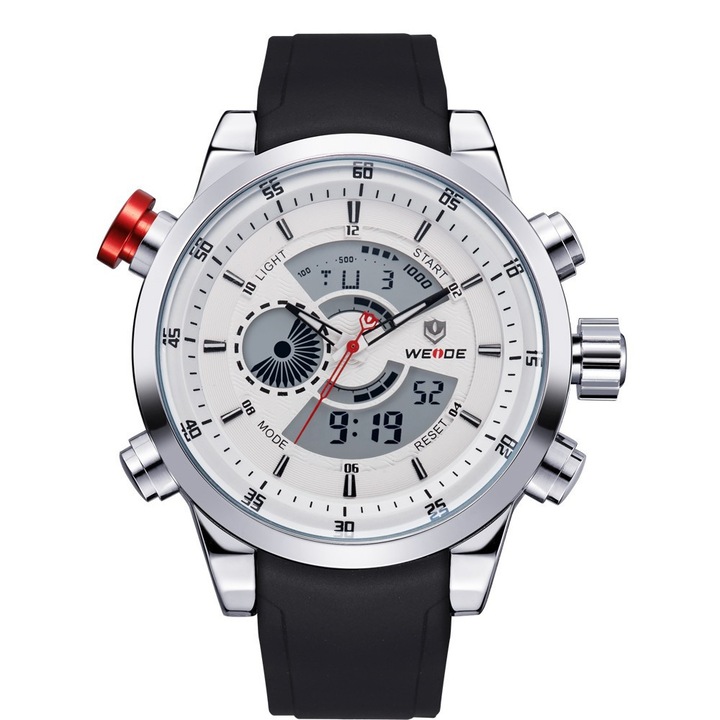 Ceas Weide WH3401-2C alb