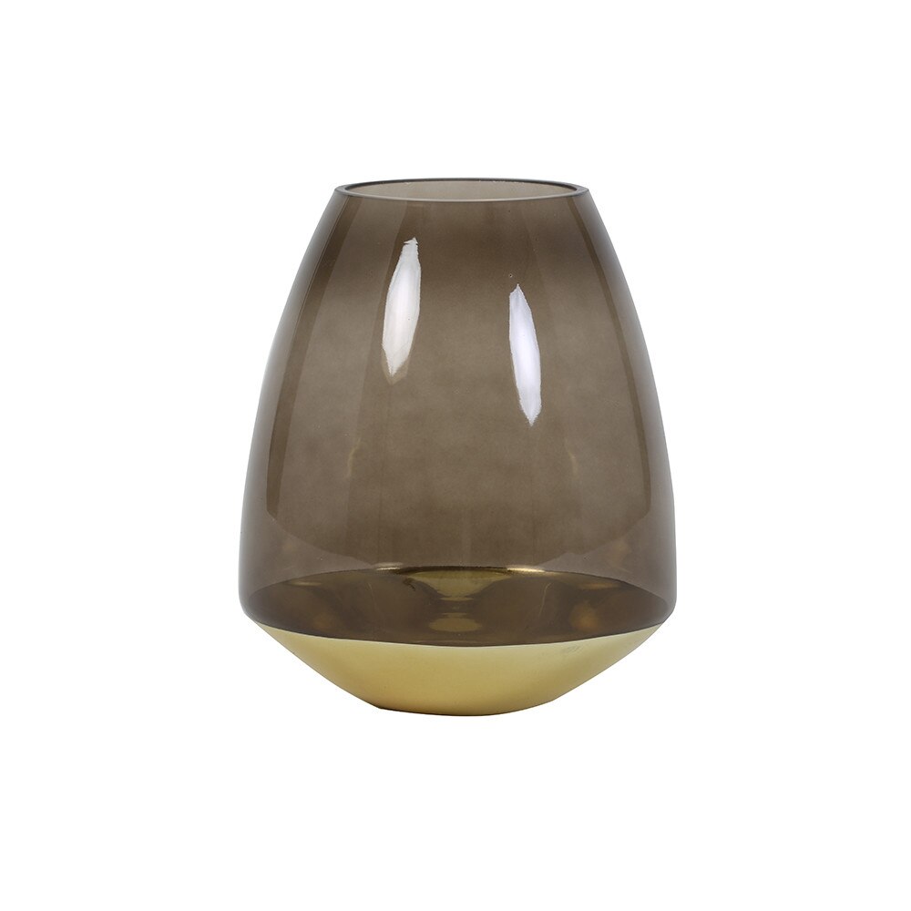 Vaza decorativa HURRICANE BOTICAS M, ZAZUI, sticla, 22 x 22 x 25 cm