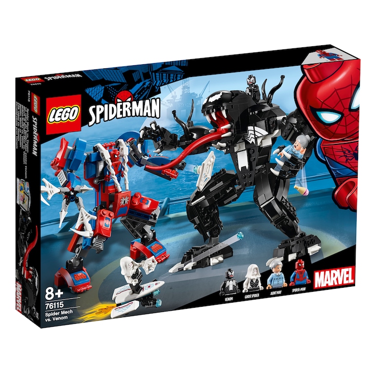 LEGO Super Heroes - Robotul paianjen contra Venom 76115