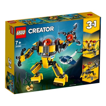 LEGO Creator 3 in 1 - Robot subacvatic 31090, 207 piese LEGO Creator 3 in 1 - Robot subacvatic 31090, 207 piese