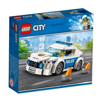LEGO City Police - Masina de politie pentru patrulare 60239, 92 piese LEGO City Police - Masina de politie pentru patrulare 60239, 92 piese