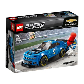 LEGO Speed Champions - Masina de curse Chevrolet Camaro ZL1 75891, 198 piese LEGO Speed Champions - Masina de curse Chevrolet Camaro ZL1 75891, 198 piese