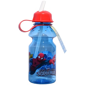 Sticla cu cioc Spiderman Disney, Albastru, 320 ml Sticla cu cioc Spiderman Disney, Albastru, 320 ml