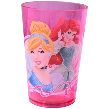 Pahar Princess Disney, Roz, 280 ml Pahar Princess Disney, Roz, 280 ml