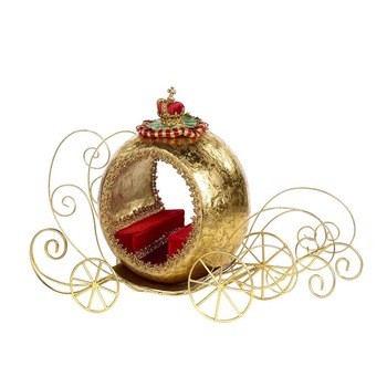 Trasura decorativa, poliestiren B95101, metal, auriu, rosu, Goodwill Trasura decorativa, poliestiren B95101, metal, auriu, rosu, Goodwill