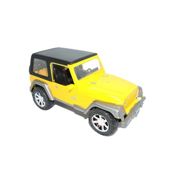 Masinuta cu telecomanda Jeep Wrangler Rubicon Unlimited, acumulator, 19 cm, 4 directii, LED la roti, muzica, galben Masinuta cu telecomanda Jeep Wrangler Rubicon Unlimited, acumulator, 19 cm, 4 directii, LED la roti, muzica, galben