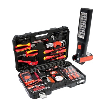 Pachet YATO, Trusa scule electrician, 68 piese + Lampa cu magnet, reincarcabila, 37led, 85lm Pachet YATO, Trusa scule electrician, 68 piese + Lampa cu magnet, reincarcabila, 37led, 85lm
