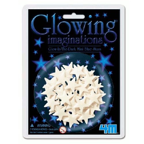 Mini Stelute Fosforescente (Blue)