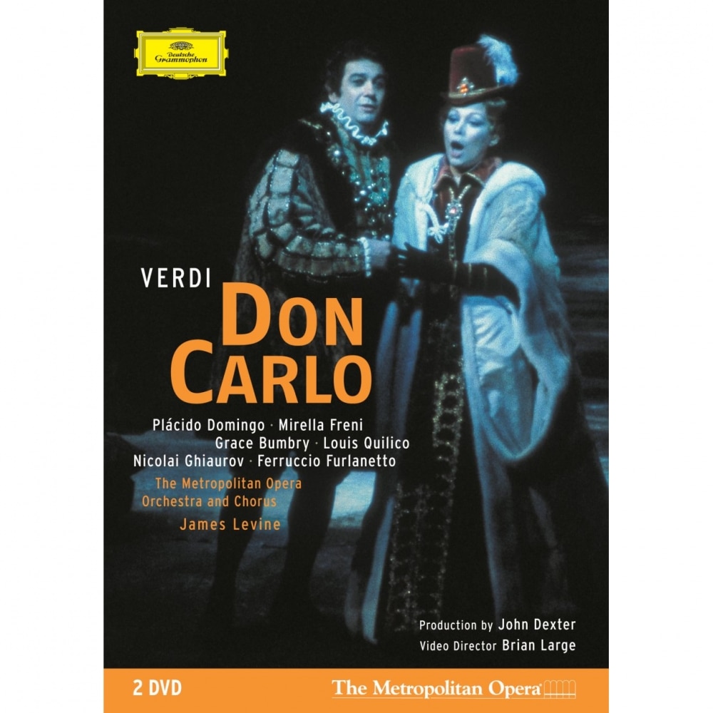 Placido Domingo, Mirella Ferni, Grace Bumbry, Louis Quilico, Nicolai Ghiaurov, Ferruccio Furlanetto, James Levine, The Metropolitan Opera Orchestra And Chorus-Don Carlo-Verdi-2CD