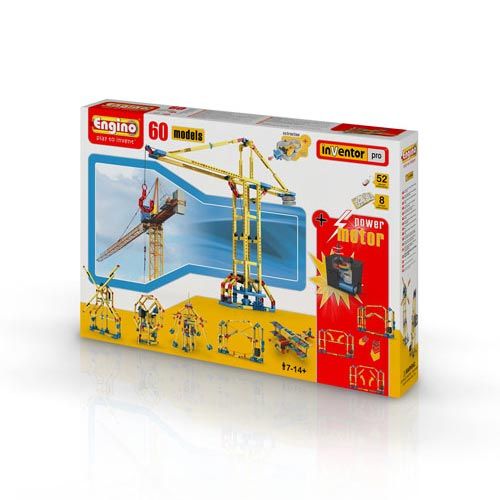 Set Engino Inginerie 60 Modele cu Motor