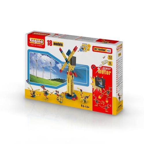 Set Engino Inginerie 18 Modele cu Motor