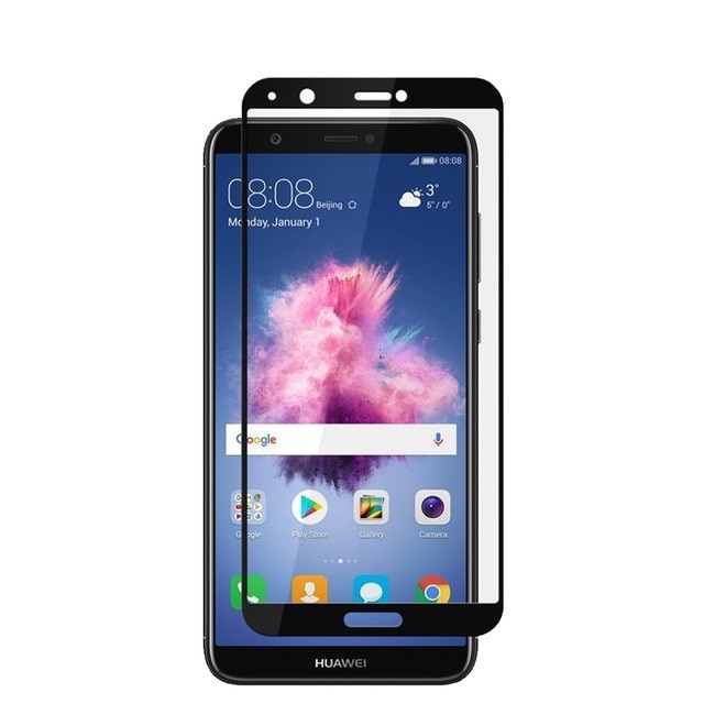 Folie Protectie Ecran Sticla 2.5 Mobiama Pentru Huawei P Smart - Negru