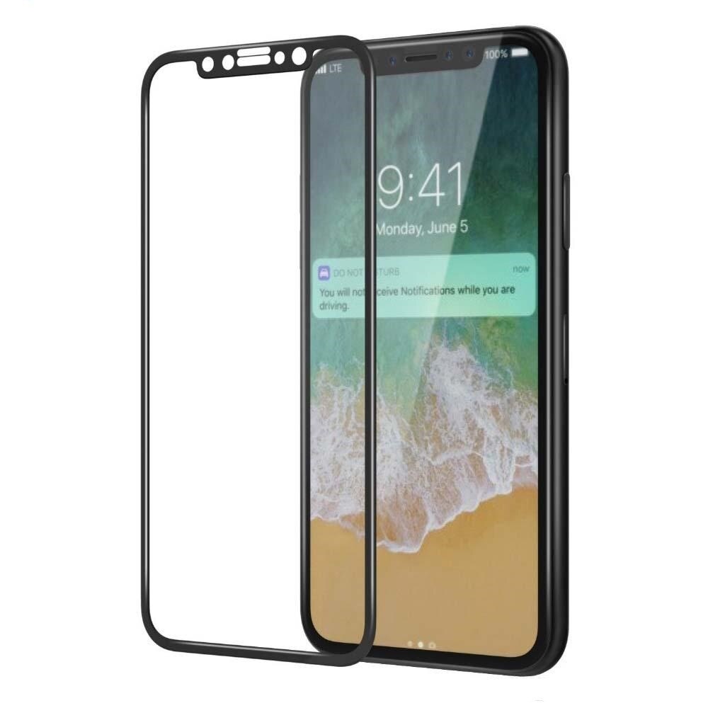 Folie Protectie Ecran Sticla 2.5 Mobiama Pentru iPhone X - Negru