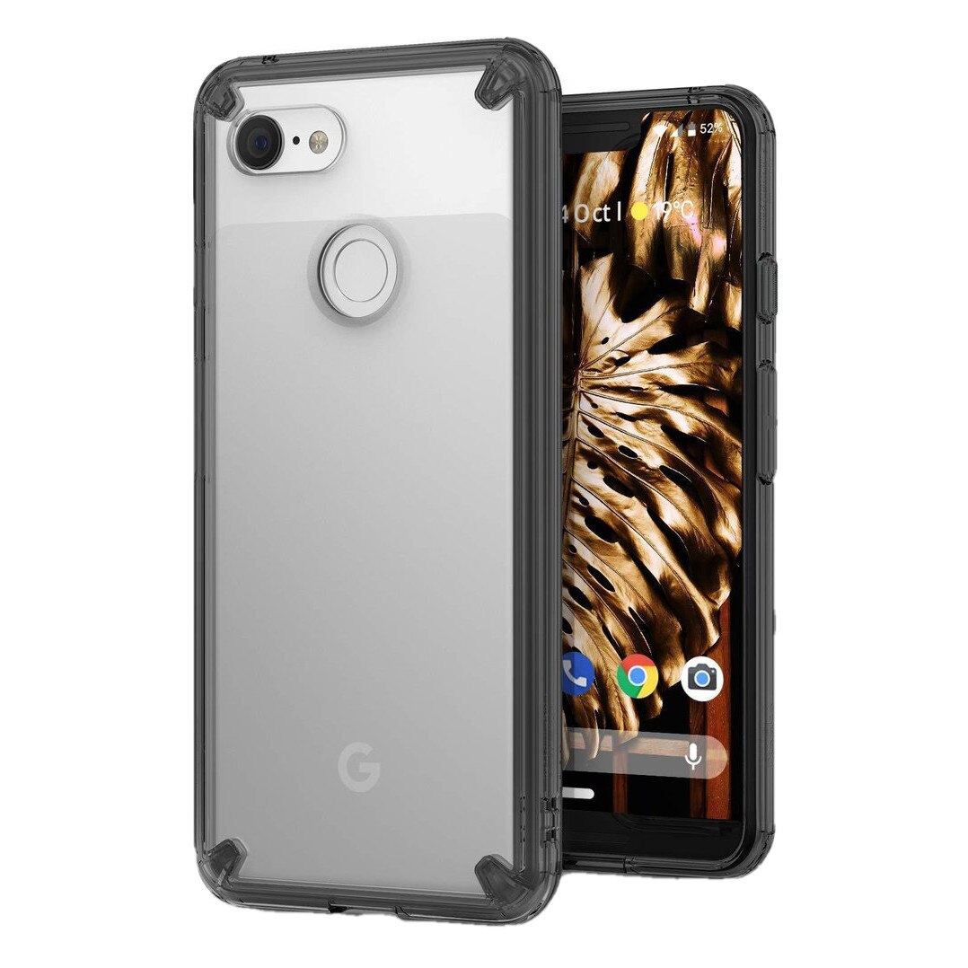 Husa Google Pixel 3 XL Ringke Fusion Transparent / Fumuriu