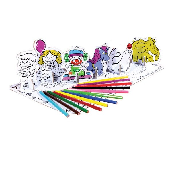 Set creativ Circul 3D Alb/verde