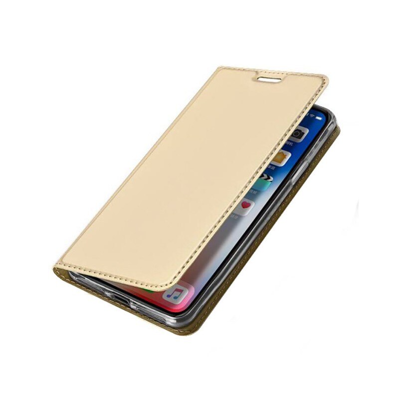 Husa Flip Cover Premium Duxducis Skinpro iPhone Xr Gold