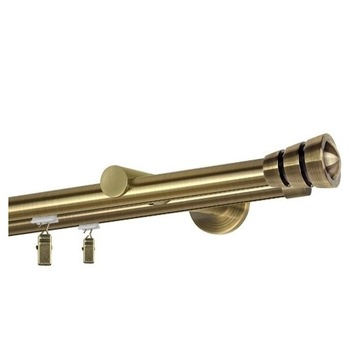 Galerie dubla Corso, teava profil, grosime 19mm, aur antic, 320 cm Galerie dubla Corso, teava profil, grosime 19mm, aur antic, 320 cm