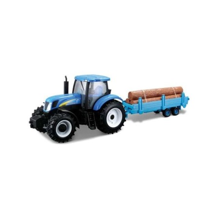 Cirmine Tracteur Télécommandé Avec Remorque Et Set Ferme - 2 Batteries 80 Min - Animaux Et Accessoires - Cadeau Enfant 3 Ans+