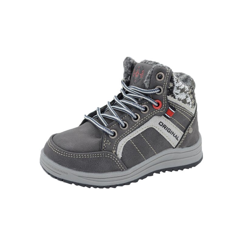 Ghete imblanite pentru baieti Badoxx 3XC-7600-WG, Gri