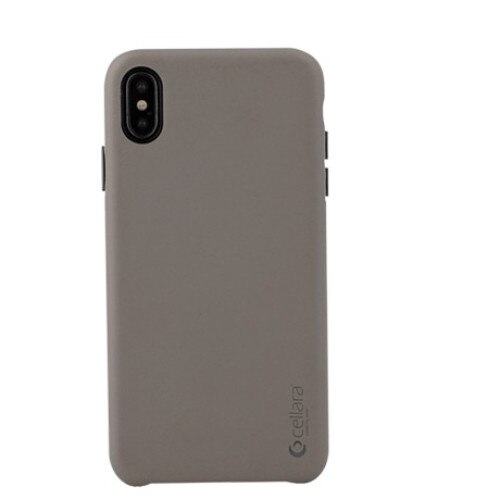 Capac Protectie Spate Cellara Colectia Style Pentru iPhone XS Max - Bej