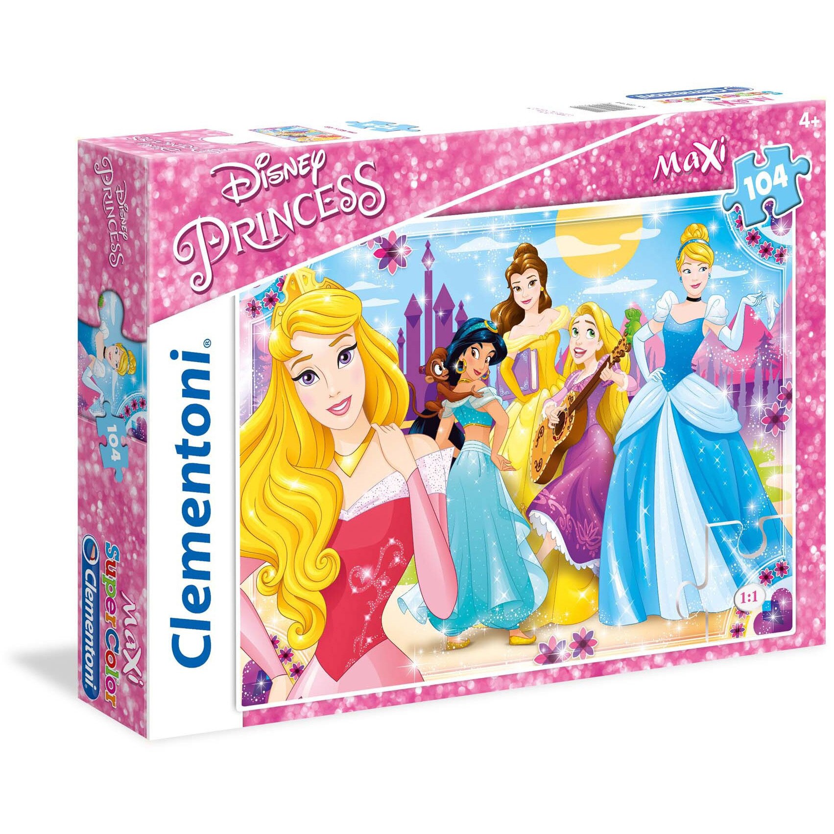 Puzzle Clementoni - Disney Princess, 104 piese XXL (62366)