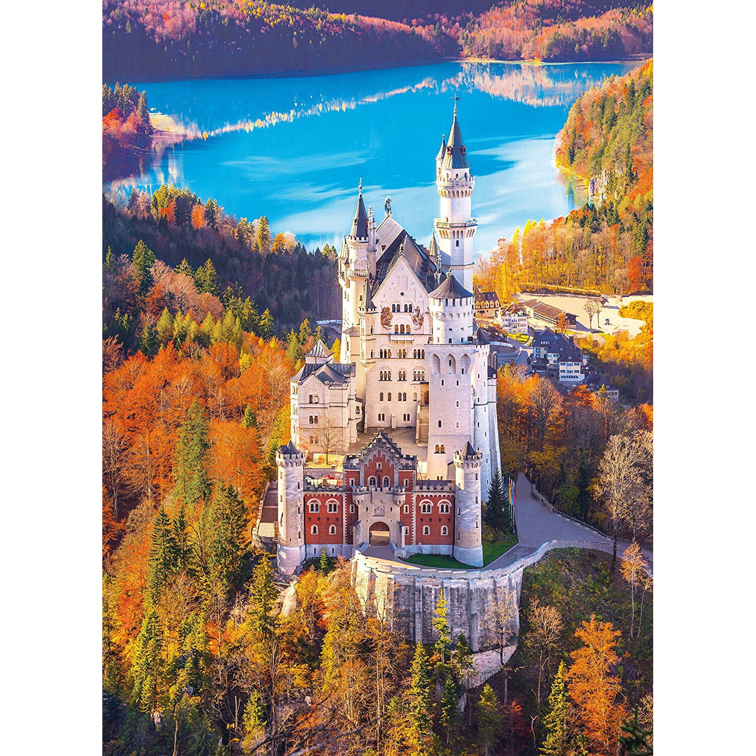Puzzle Clementoni - Neuschwanstein, Germany, 1.000 piese (60904)