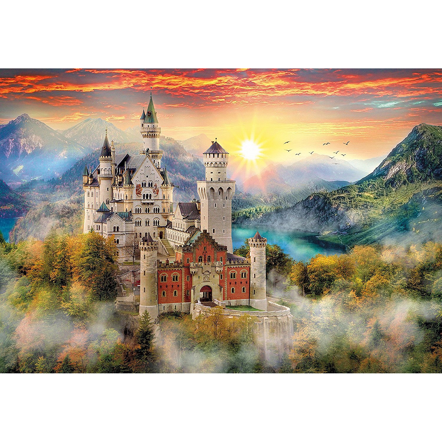 Puzzle Clementoni - Neuschwanstein, Germany, 2.000 piese (60876)
