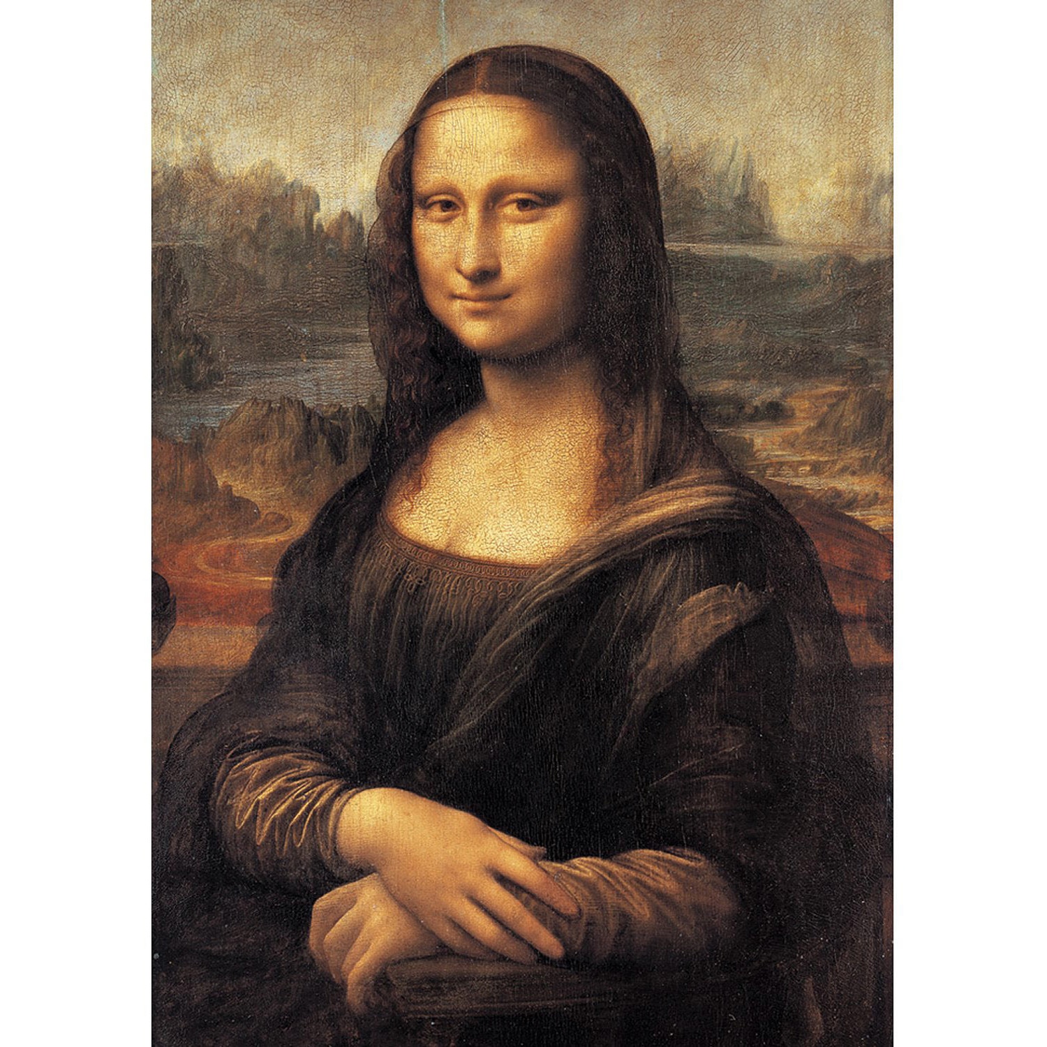 Puzzle Clementoni - Mona Lisa, 500 piese (12502)