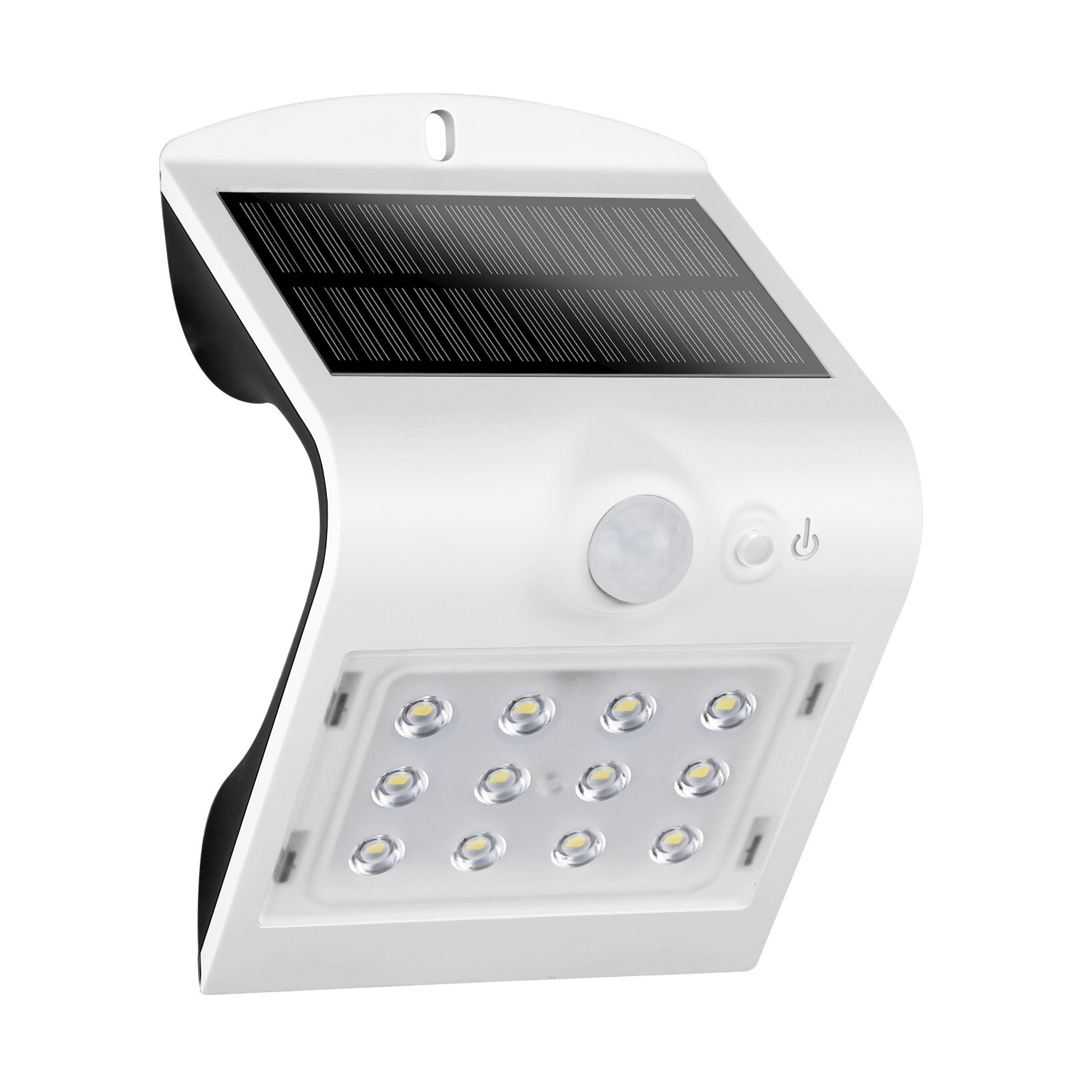 Lampa solara-lumina LED, de culoare alba , cu panou solar, si senzor de miscare,putere-1,5W Plus, 220 lm