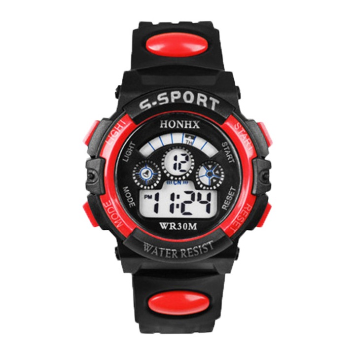 Детски часовник HONHX G-SPORT, Червен