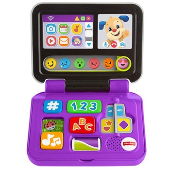 Laptop educativ Laugh and Learn, Fisher Price, lb.maghiara Laptop educativ Laugh and Learn, Fisher Price, lb.maghiara