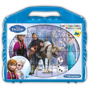 Puzzle cuburi Clementoni - Frozen, 24 piese (65247) Puzzle cuburi Clementoni - Frozen, 24 piese (65247)