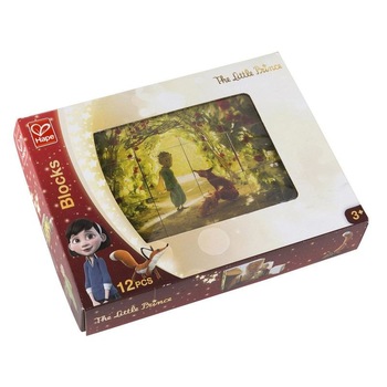 Cuburi Micul Print, Hape, Multicolor, + 3 ani Cuburi Micul Print, Hape, Multicolor, + 3 ani