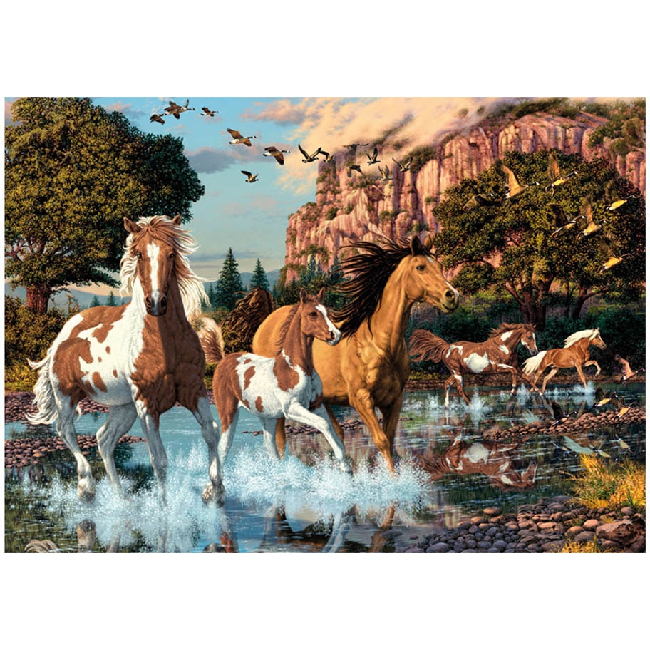 Puzzle Dino - Secret Puzzle - Horses, 1.000 piese (62968)