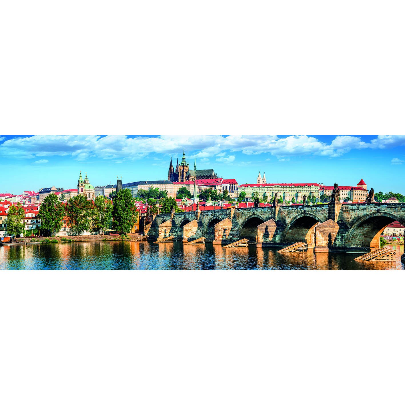 Puzzle panoramic Dino - Prague, Czech Republic, 1.000 piese (62986)
