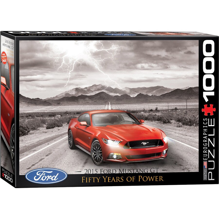Puzzle Eurographics - 2015 Ford Mustang GT Fifty Years of Power, 1.000 piese (62257)