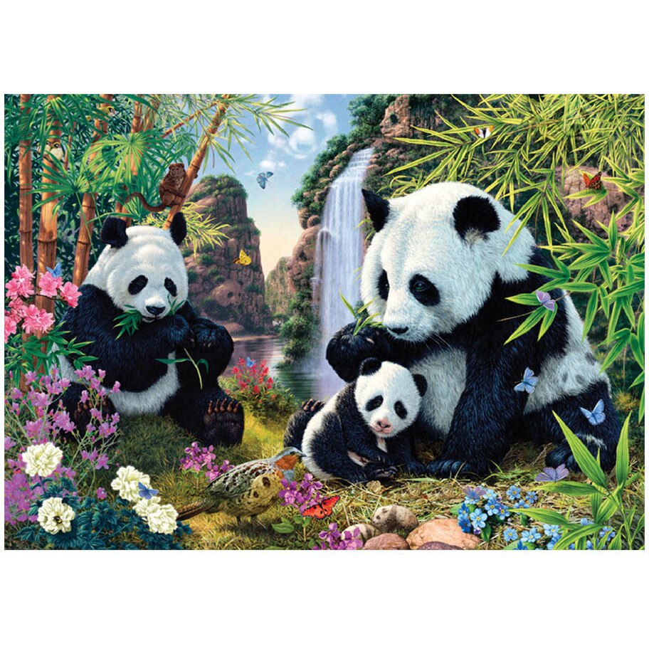 Puzzle Dino - Secret Puzzle - Pandas, 1.000 piese (62967)