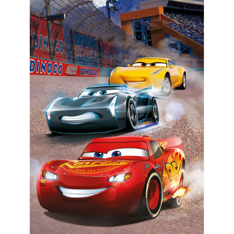 Puzzle fosforescent Dino - Cars, 100 piese (62910)