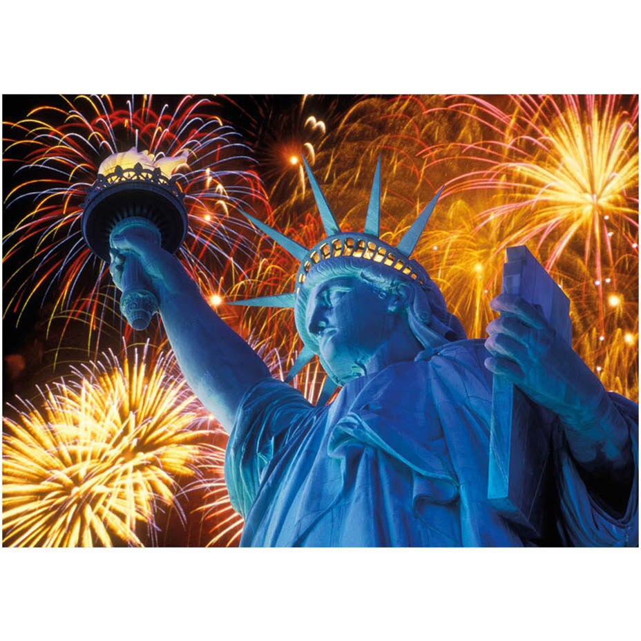 Puzzle fosforescent Dino - Statue of Liberty, 1.000 piese (62973)