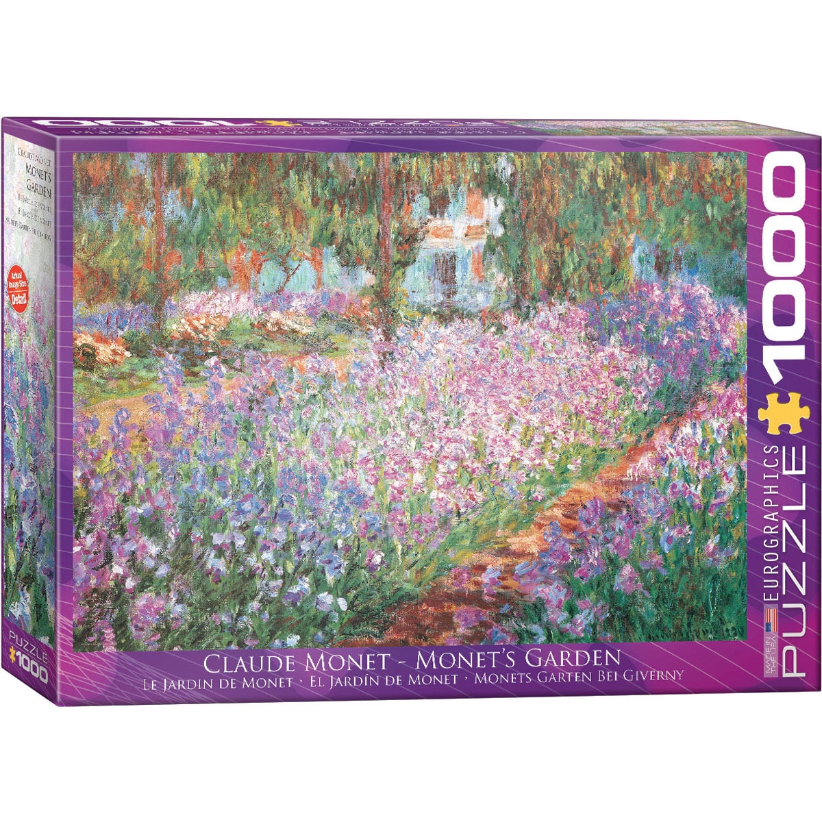 Puzzle Eurographics - Claude Monet: Monet's Garden, 1.000 piese (62192)