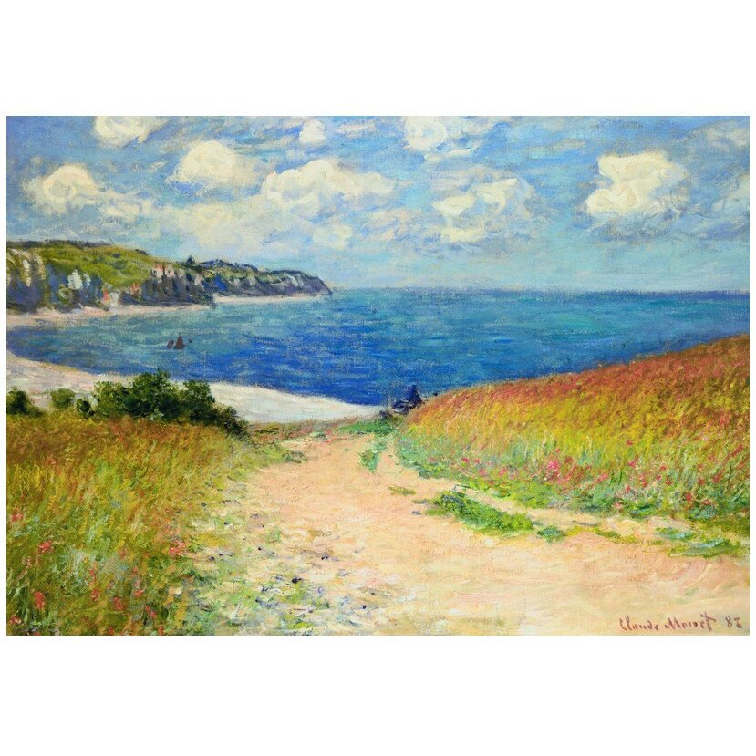 Puzzle Eurographics - Claude Monet: Strandweg zwischen Weizenfeldern, 1.000 piese (42302)