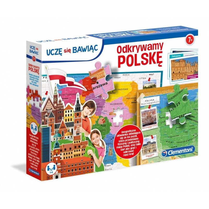 Puzzle Clementoni, Discover Poland, 104 piese