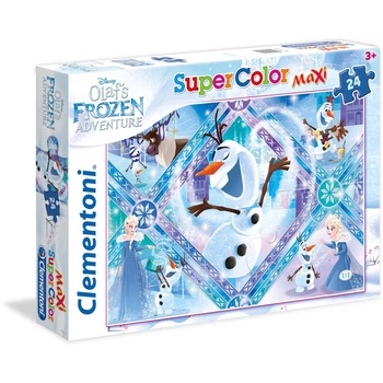Puzzle Clementoni - Frozen, 24 piese XXL (62304) Puzzle Clementoni - Frozen, 24 piese XXL (62304)