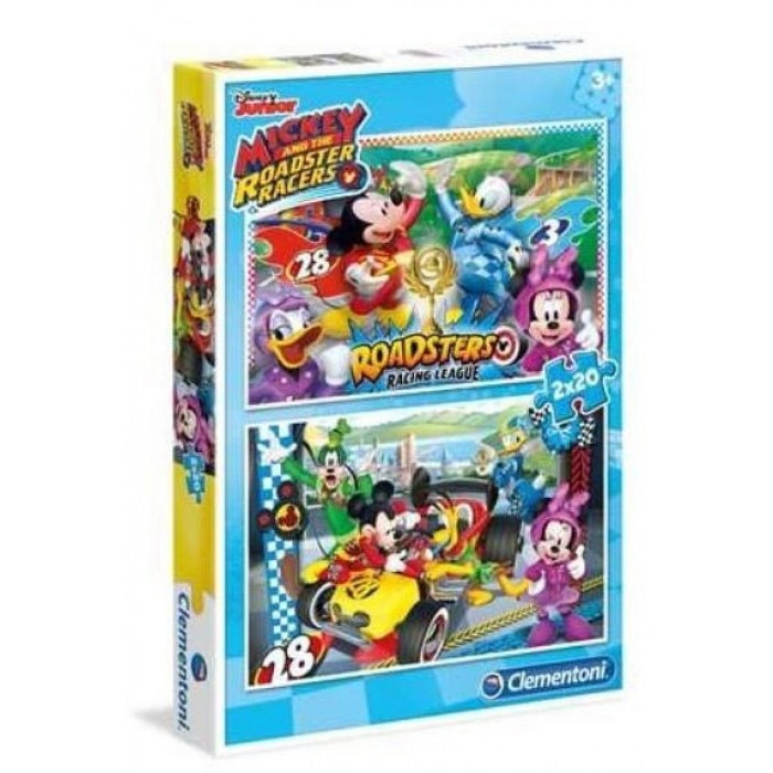 Puzzle Clementoni - Mickey, 2x20 piese (65212)
