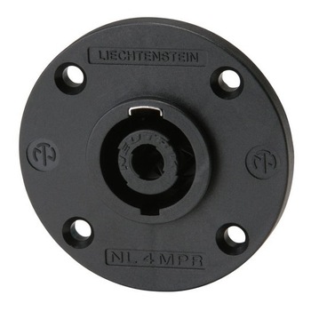 Conector SpeakON de Panou cu 4 Poli Neutrik NL4MPR Conector SpeakON de Panou cu 4 Poli Neutrik NL4MPR
