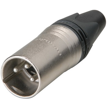 Conector XLR Tata 3 Poli Pe Cablu Neutrik NC3MXX Conector XLR Tata 3 Poli Pe Cablu Neutrik NC3MXX
