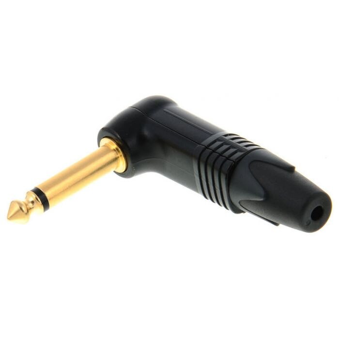 Conector Jack 2 Poli 6.3 mm Mono 90 Grade Neutrik NP2RX-B