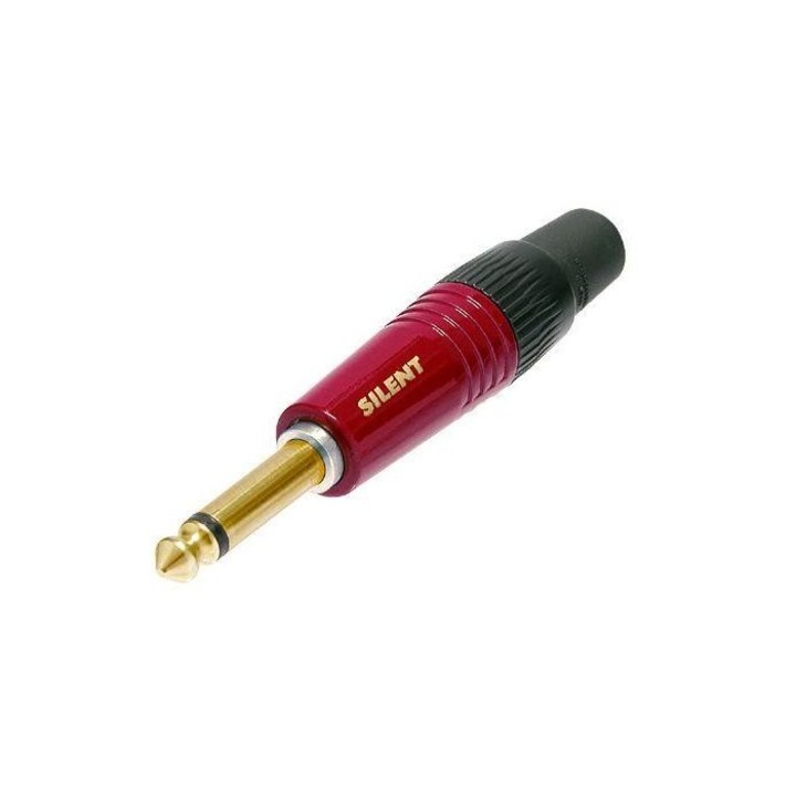 Conector Jack cu 2 Poli 6.3 mm Neutrik NP2X-AU-SILENT